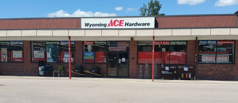The current storefront of Wyoming Ace Hardware!