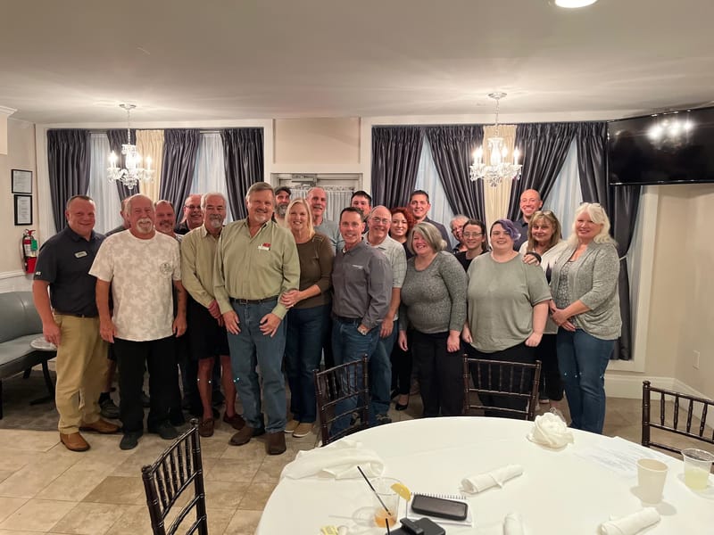 The Anco Ace Hardware team and the Aubuchon team celebrating the acquisition!