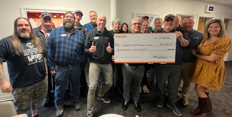 Aubuchon Company Raises $17,000 for Lend a Helping Can Campaign