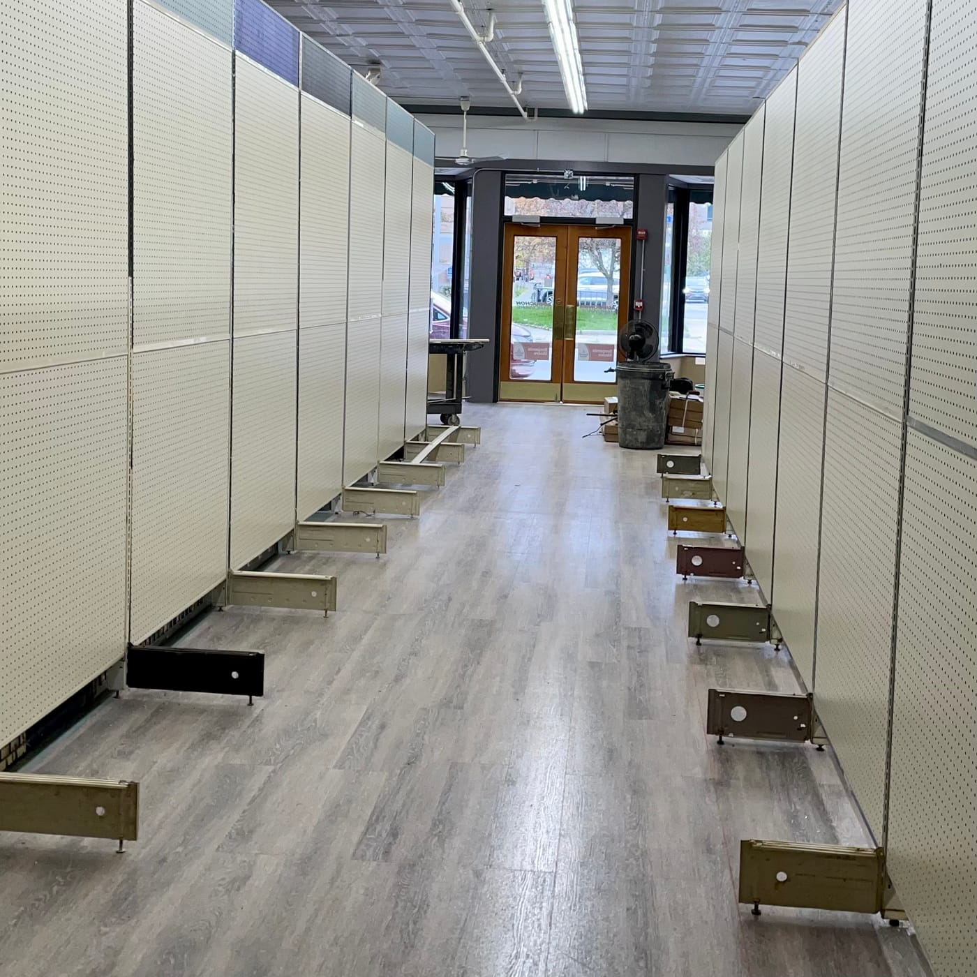 After! New floors & wider aisles!